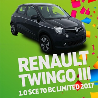 Jeu anniversaire Siligom : voiture Renault Twingo à gagner