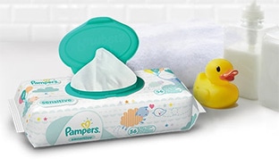 Lingettes Pampers gratuites grâce à un bon de réduction