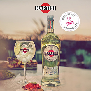 Promo Carrefour Drive + ODR = 2 bouteilles de Martini à 4,1€