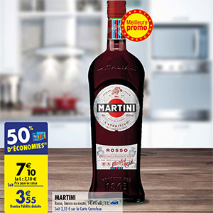 Promotion Martini chez Carrefour