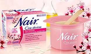 Test Nair : 100 cires Divine Sensitive gratuites