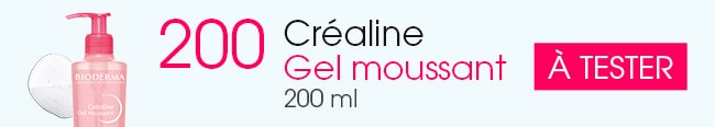 testez le gel moussant Créaline de Bioderma