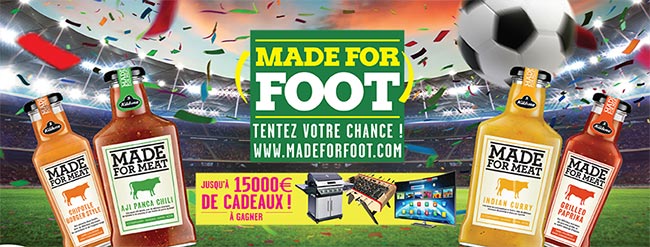 les cadeaux à gagner au jeu Made For Foot de Kühne