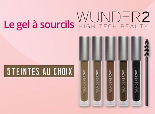 gel à soucils Wunderbrow de la marque Wunder2