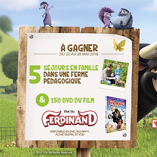 Jeu Croquons la Vie Cora : 5 séjours et 150 DVD Ferdinand