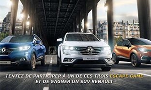 Jeu Mission SUV Renault : voiture à gagner