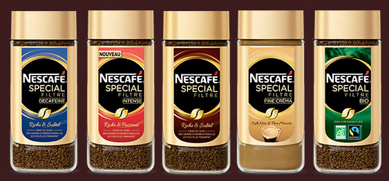 2 flacons de Nescafé Special Filtre gratuits