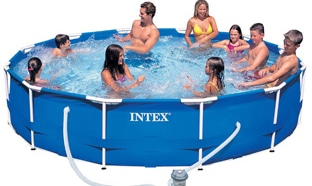 piscine tubulaire Intex pas chère
