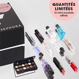 Bon plan Sephora Box : 12 mini produits offerts