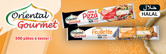 testez une pâte feuilletée hallal ou à pizza d’Oriental Gourmet