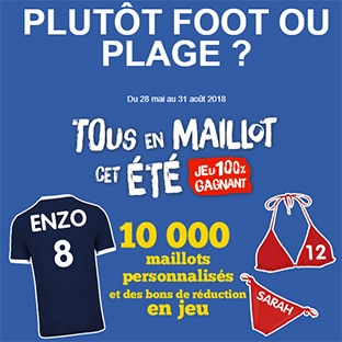 Jeu Tous en maillot Daunat : foot ou bain