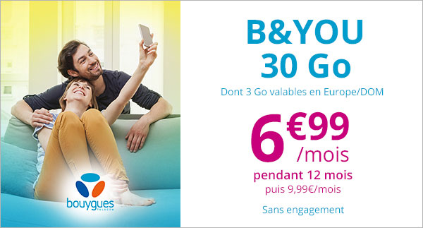 Vente privée B&You de Bouygues Telecom