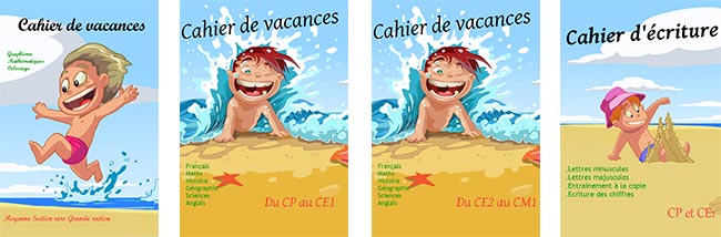 Cahiers de vacances Editions Rosace gratuits