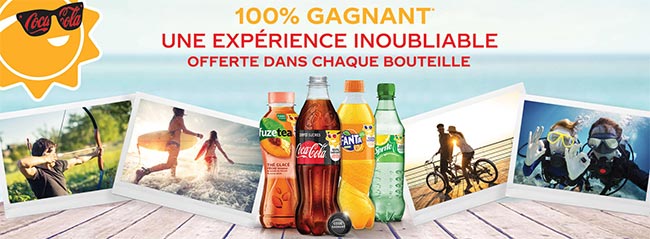 Coca-Cola Summer 100% gagnant : expériences inoubliables