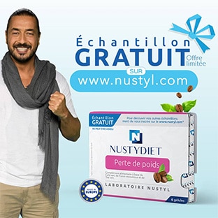 Échantillons gratuits de complément Nustydiet de Nustyl