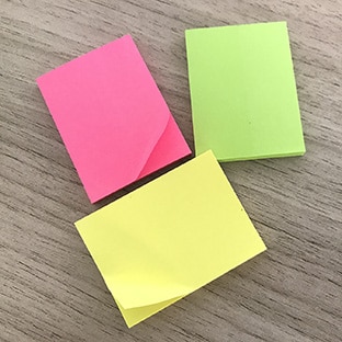 Échantillons gratuits de bloc de notes Post-it 3M Novec