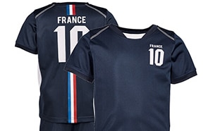 Bon plan Lidl : T-shirt + short équipe de France de foot