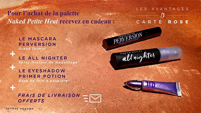 Promotion Urban Decay avec Vente-Privee.com