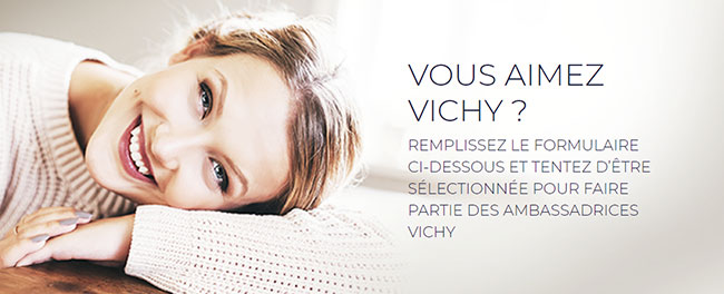 Test gratuit du produits Vichy