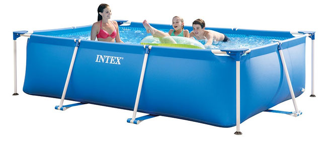 Soldes Gifi : Piscine tubulaire Intex Metal Frame Junior