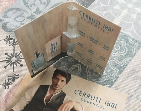 échantillon offert de Cerruti 1881 Essentiel