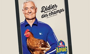 Affiche publicier Didier des champs gratuite, offerte par Loué