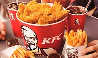 Carte fidélité KFC virtuelle avec l'appli mobile