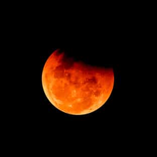 Éclipse de la lune rousse
