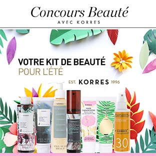 Jeu ELLE & Korres : 20 kits de beauté pour l’été à gagner