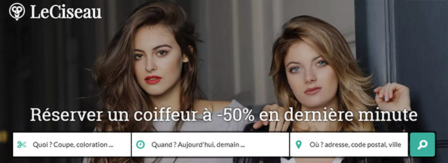 50% de remise dans un salon de coiffure avec LeCiseau.fr