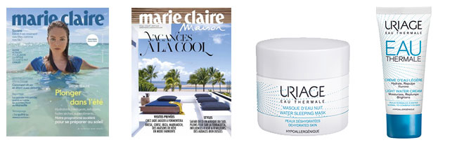 Promotion Marie Claire et Uriage