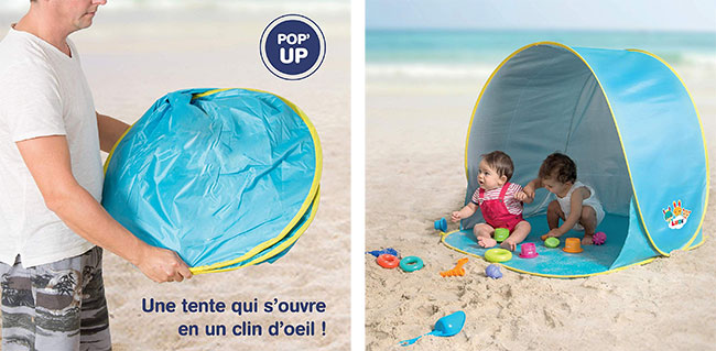 Tente de plage pop-up anti-UV Ludi à petit prix