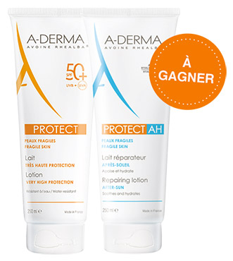 remportez votre routine solaire A-DERMA Protect