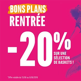 Chausport : 20% de réduction + activité Skilleos offerte