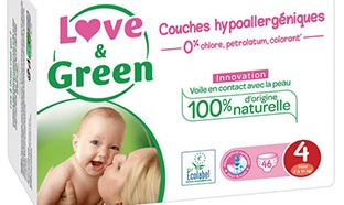 Promo Carrefour : Couches Love & Green pas chères