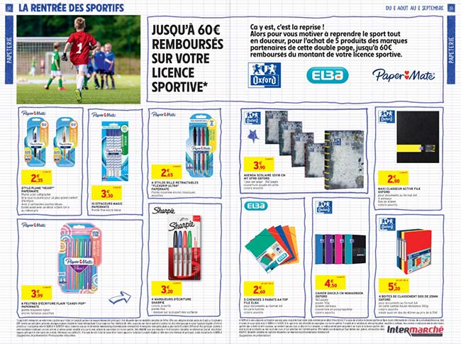 Articles éligibles à l'ODR sur votre licence sportive