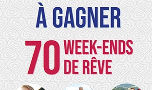 Jeu Sopalin 70 ans : 70 week-ends et + de 719’000 lots à gagner