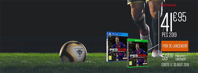 Précommande du jeu PES 2019 pas chère