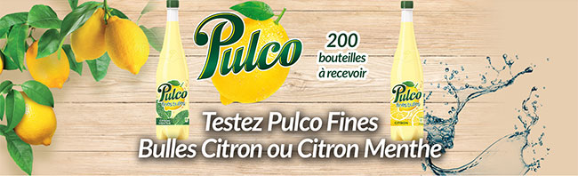 testez gratuitement une bouteille de Pulco Fines Bulle