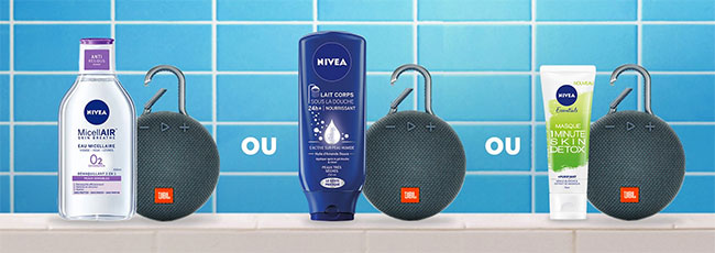 Les cadeaux à gagner avec le jeu Nivea