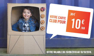 Carte Club Orchestra en promo à 10€ = 50% de réduction