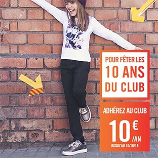 Carte Club Orchestra en promo à 10€ = 50% de réduction