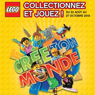 LEGO Auchan : Vignettes, cartes, collector, jouets