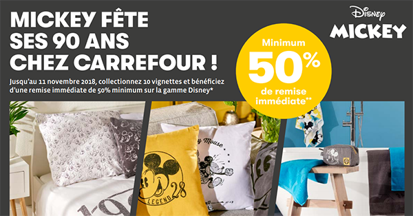 Vignettes Mickey Carrefour Jusqu A 60 Sur La Collection Disney