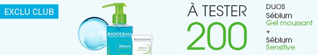 tester gratuitement un soin et un gel moussant Sébium de Bioderma