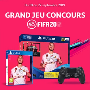 Jeu FIFA 20 Auchan : PS4 Pro et 27 autres lots à gagner