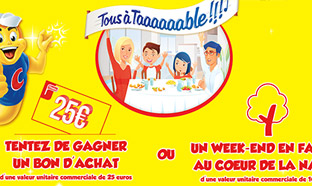 Jeu Jackpot Rentrée Findus : Week-ends & bons d’achat à gagner