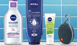 Jeu Nivea accompagne vos matins : 30 kits enceinte JBL + soin