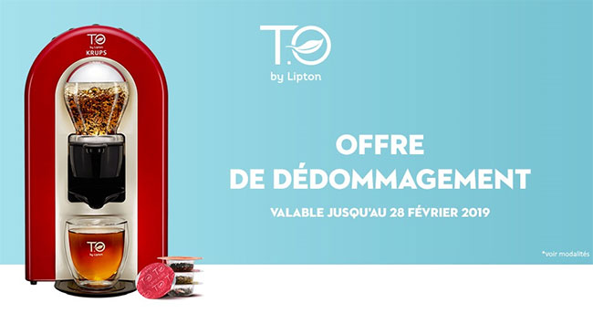 Offre de remboursement Lipton T.O