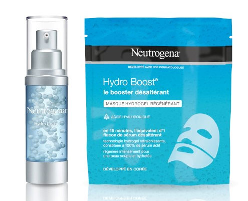 testez gratuitement le sérum Perles Booster et le masque Hydrogel de Neutrogena